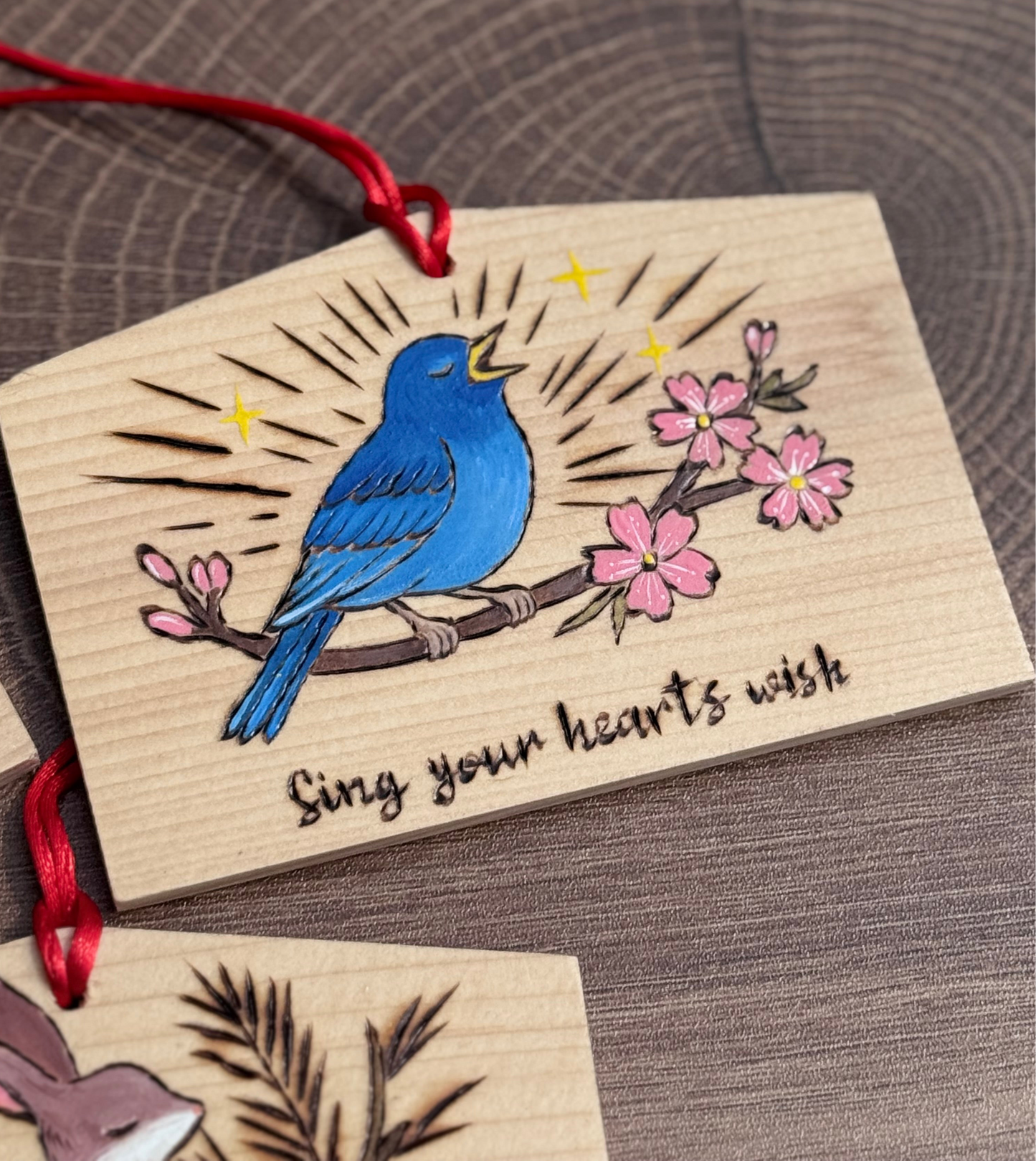🐦 Sing your heart’s wish – Bluebird Plaque
