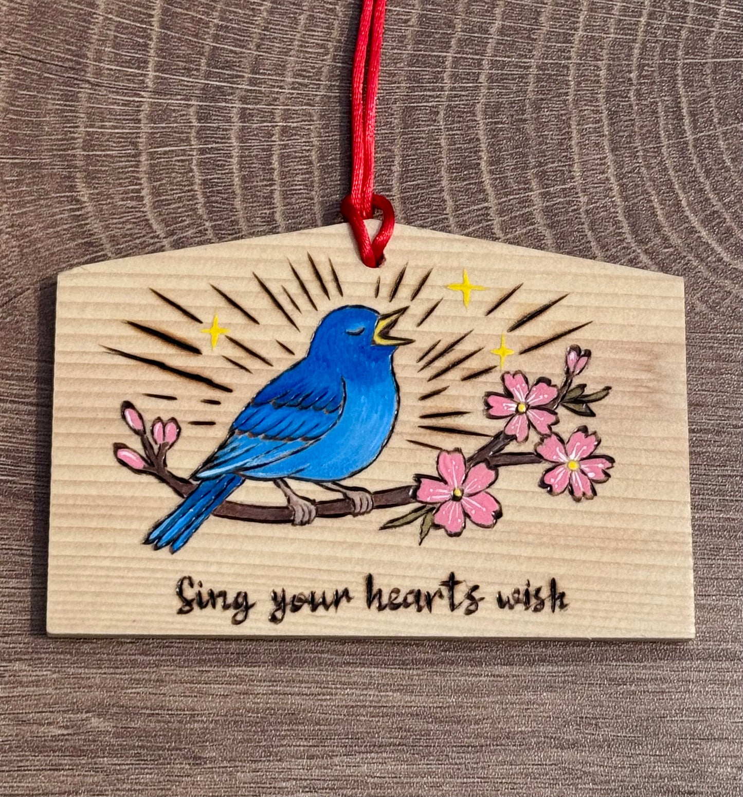 🐦 Sing your heart’s wish – Bluebird Plaque