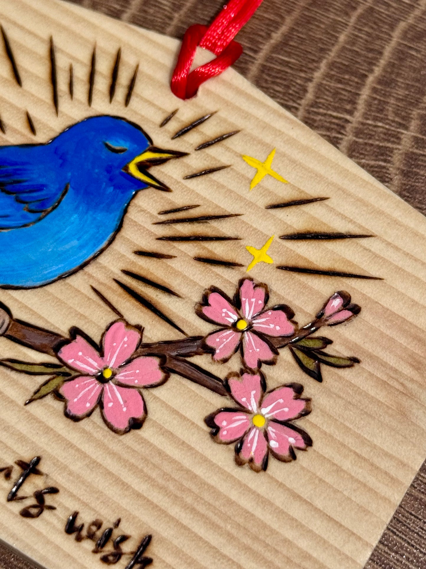 🐦 Sing your heart’s wish – Bluebird Plaque