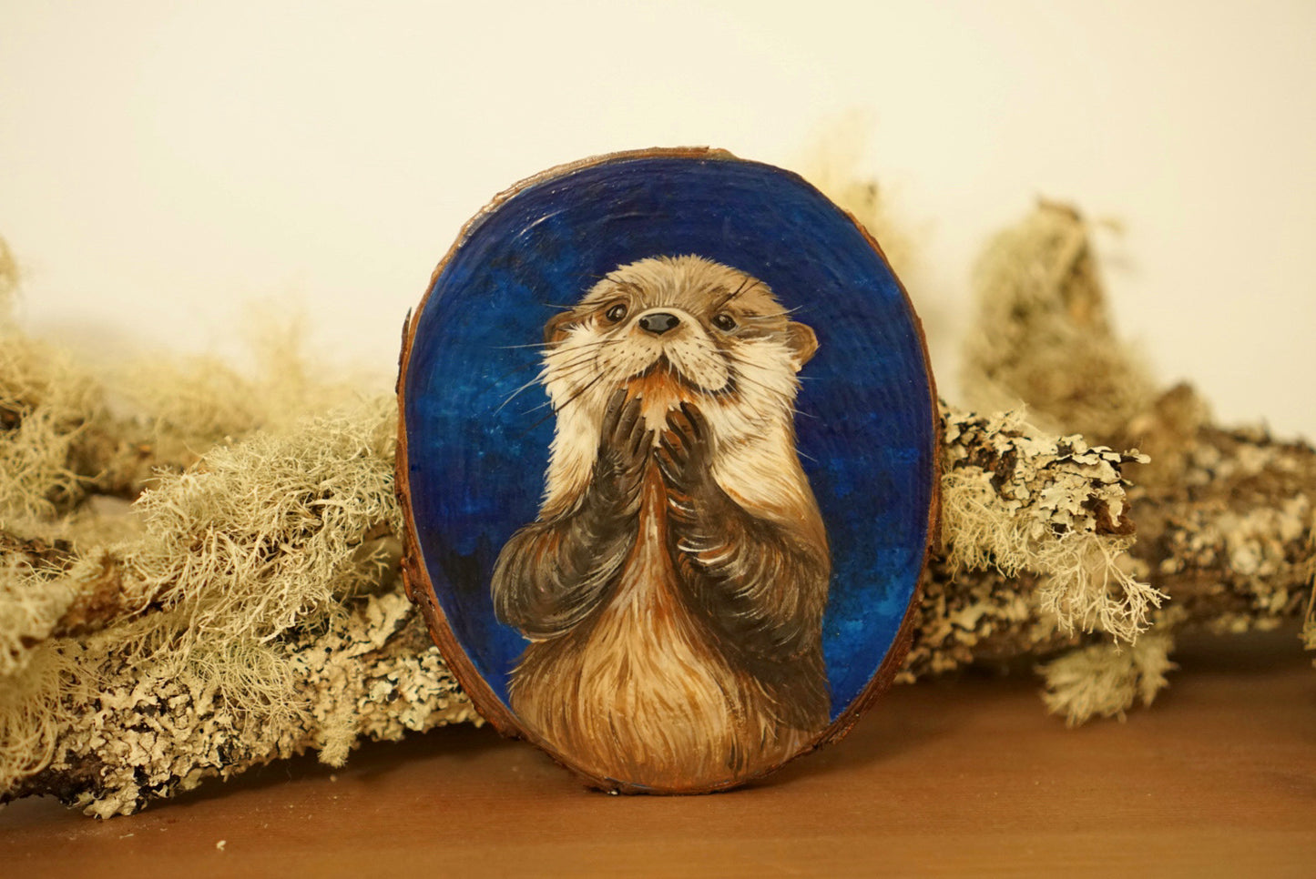 Hand-Painted Otter | Adorable Companion 🦦